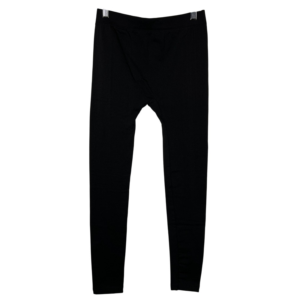 Classic Black Leggings Dex Stretch Elastic‎ Waist Size M Pants